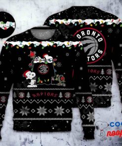 Toronto Raptors Snoopy Nba Ugly Christmas Sweater 1