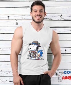 Unbelievable Snoopy Sonic T Shirt 3