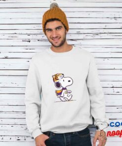 Unexpected Snoopy Lsu Tigers Logo T Shirt 1