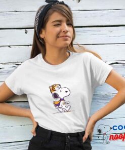 Unexpected Snoopy Lsu Tigers Logo T Shirt 4