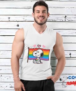 Unexpected Snoopy Pride Symbol T Shirt 3