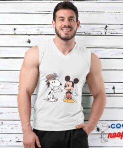 Unforgettable Snoopy Mickey Mouse T Shirt 3