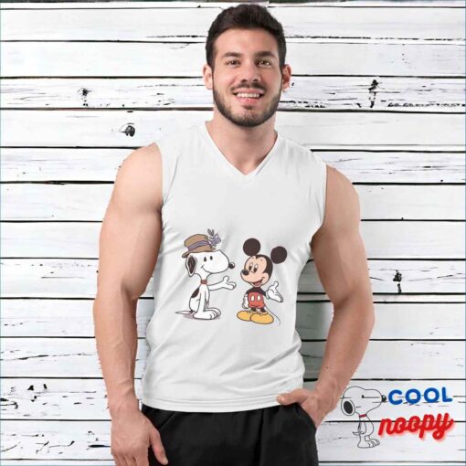 Unforgettable Snoopy Mickey Mouse T Shirt 3