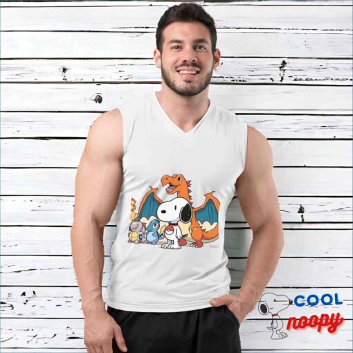 Unforgettable Snoopy Pokemon T Shirt 3