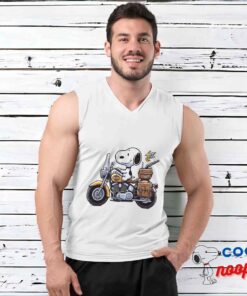 Unique Snoopy Harley Davidson T Shirt 3