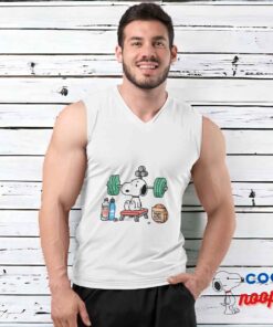 Useful Snoopy Gym T Shirt 3