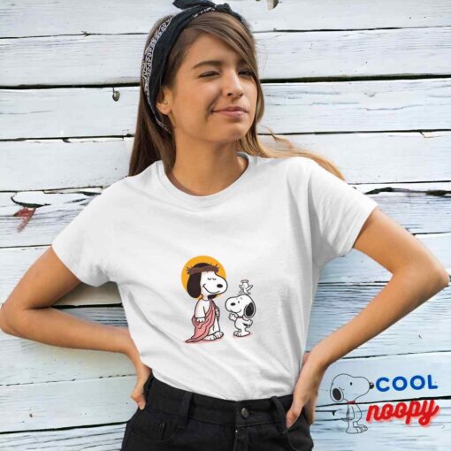 Useful Snoopy Jesus T Shirt 4