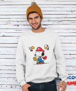 Useful Snoopy Super Mario T Shirt 1