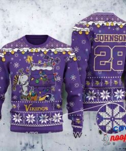 Vikings Xmas Sweater Snoopy Personalized Minnesota Vikings Gift 1
