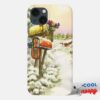 Vintage Christmas Mailboxes In Winter Landscape Case Mate Iphone Case 8