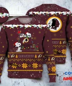 Washington Commanders Snoopy Nfl Ugly Christmas Sweater 1