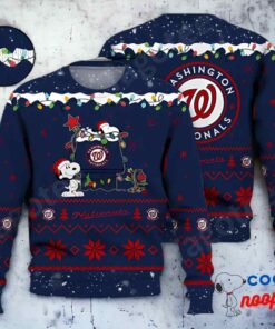 Washington Nationals Snoopy Mlb Ugly Christmas Sweater 1