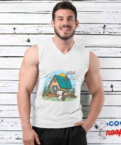 Wonderful Snoopy Camping T Shirt 3