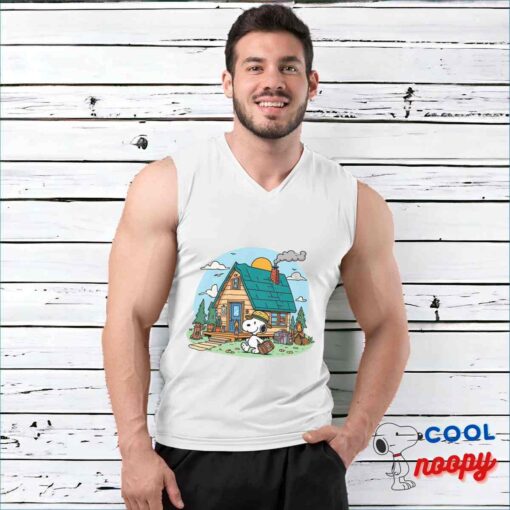 Wonderful Snoopy Camping T Shirt 3