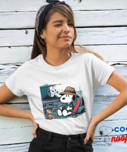 Wonderful Snoopy Friday The 13th Movie T Shirt 4