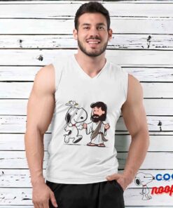 Wonderful Snoopy Jesus T Shirt 3