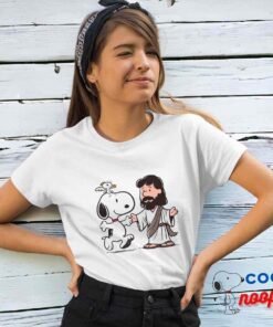 Wonderful Snoopy Jesus T Shirt 4