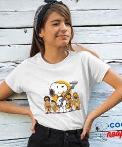 Wonderful Snoopy Led Zeppelin T Shirt 4
