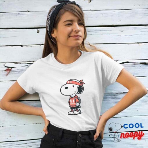 Wonderful Snoopy Under Armour T Shirt 4