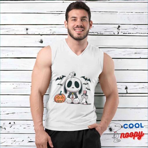 Wondrous Snoopy Nightmare Before Christmas Movie T Shirt 3