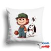 Adorable Snoopy Chucky Movie Square Pillow 1