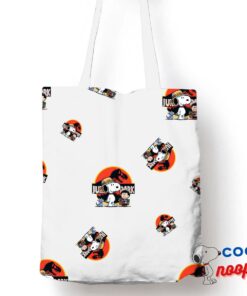 Adorable Snoopy Jurassic Park Tote Bag 1
