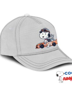 Adorable Snoopy Nascar Hat 2