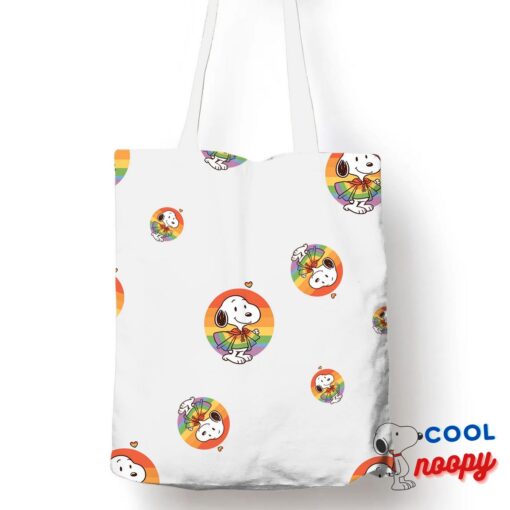 Adorable Snoopy Pride Symbol Tote Bag 1