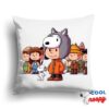Adorable Snoopy South Park Movie Square Pillow 1