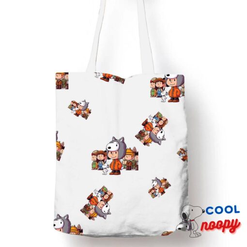 Adorable Snoopy South Park Movie Tote Bag 1