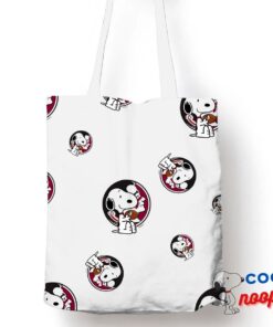 Affordable Snoopy Florida State Seminoles Logo Tote Bag 1