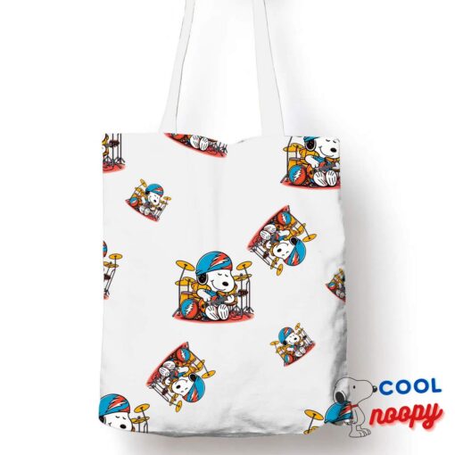 Affordable Snoopy Grateful Dead Rock Band Tote Bag 1