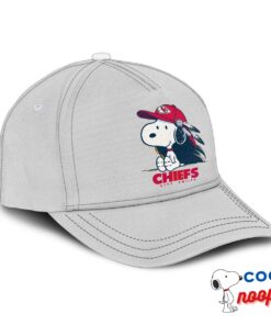 Affordable Snoopy Kansas City Chiefs Logo Hat 2
