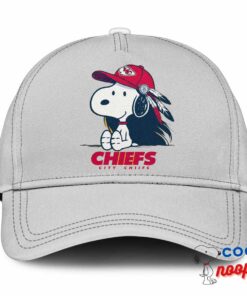 Affordable Snoopy Kansas City Chiefs Logo Hat 3
