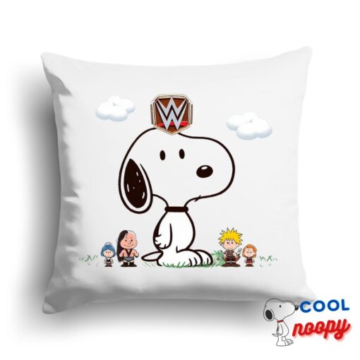 Affordable Snoopy Wwe Square Pillow 1