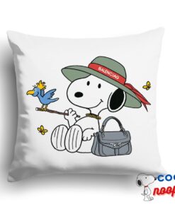 Alluring Snoopy Balenciaga Square Pillow 1