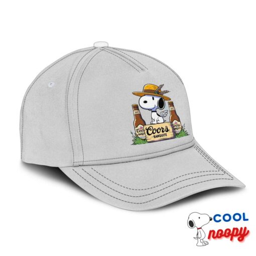 Alluring Snoopy Coors Banquet Logo Hat 2