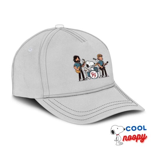Alluring Snoopy Foo Fighters Rock Band Hat 2
