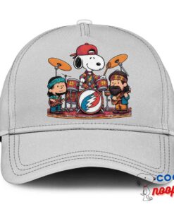 Alluring Snoopy Grateful Dead Rock Band Hat 3