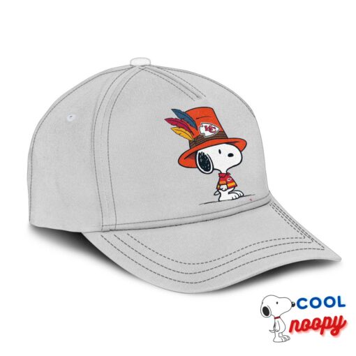 Alluring Snoopy Kansas City Chiefs Logo Hat 2