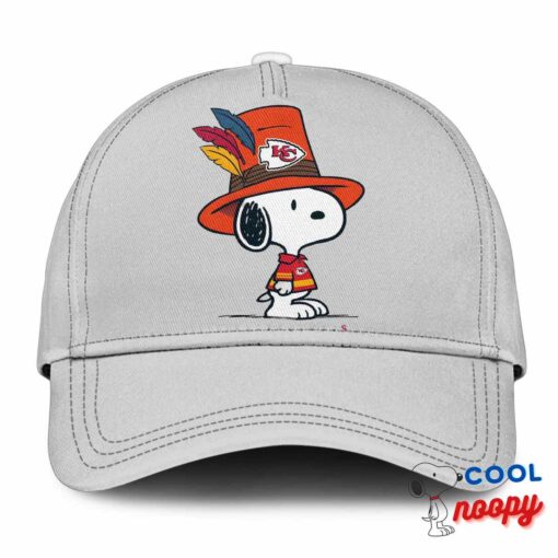 Alluring Snoopy Kansas City Chiefs Logo Hat 3