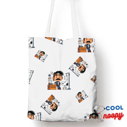 Alluring Snoopy Mechanic Tote Bag 1
