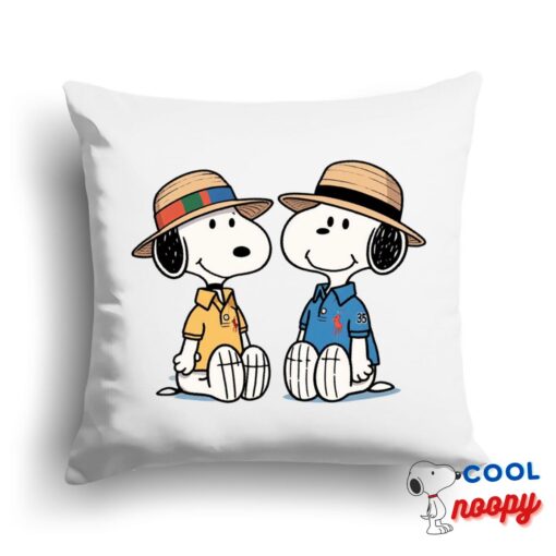 Alluring Snoopy Ralph Lauren Square Pillow 1