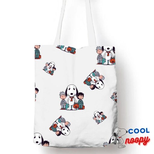 Amazing Snoopy Michael Myers Tote Bag 1