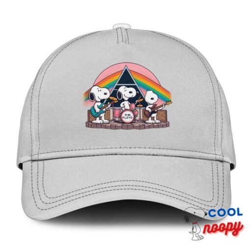 Amazing Snoopy Pink Floyd Rock Band Hat 3