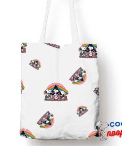 Amazing Snoopy Pink Floyd Rock Band Tote Bag 1