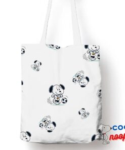 Amazing Snoopy Soccer Tote Bag 1