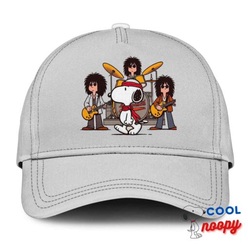 Astonishing Snoopy Aerosmith Rock Band Hat 3