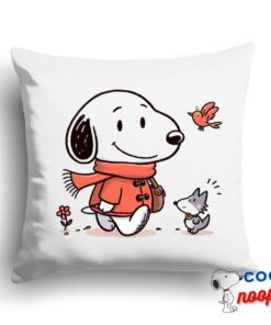 Astonishing Snoopy Funny Square Pillow 1