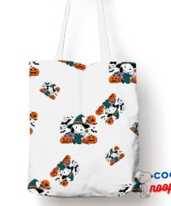 Astonishing Snoopy Halloween Tote Bag 1